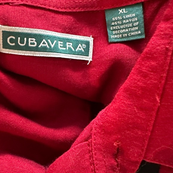 Cubavera Men's Short Sleeve Button Down Shirt, Size XL - Picture 5 of 5